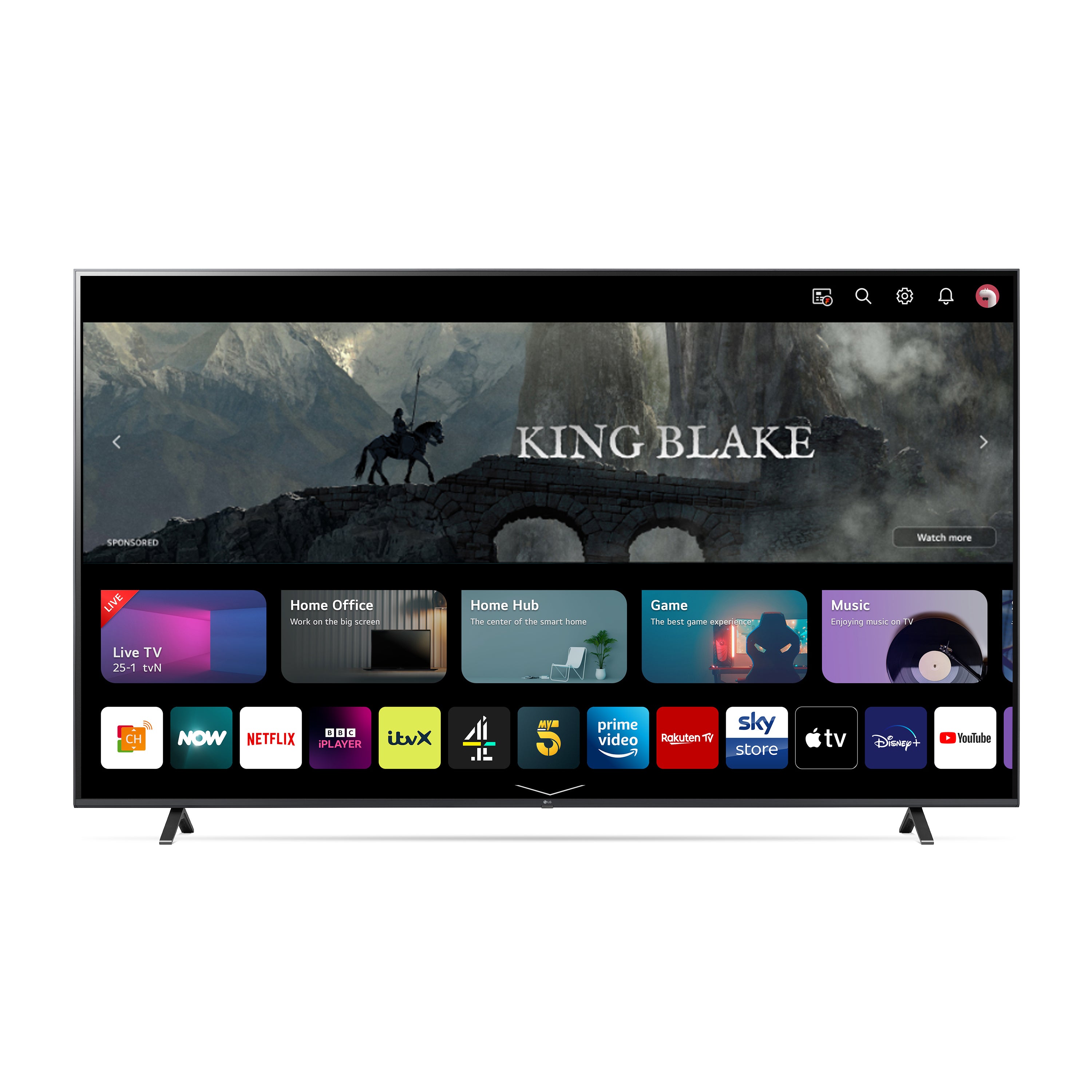 LG 86″ 4K Ultra HD Smart TV with webOS & AI ThinQ | 86UR78006LB.AEK