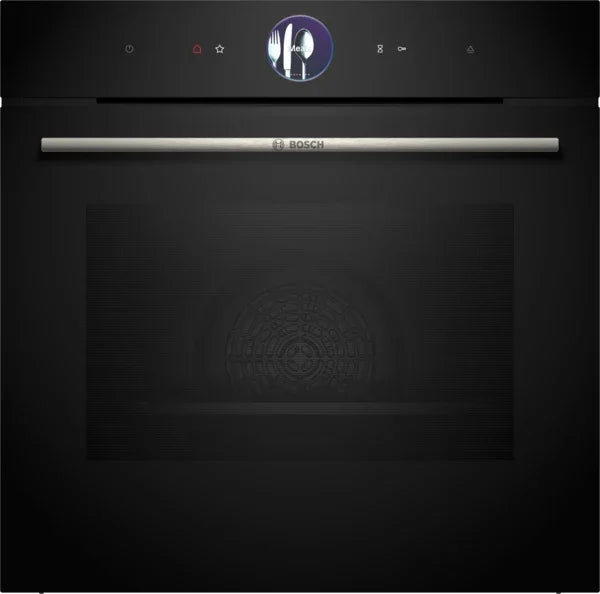 Bosch Series 8 – Built‑in Steam Oven, 71 L, Black | HRG7764B1B