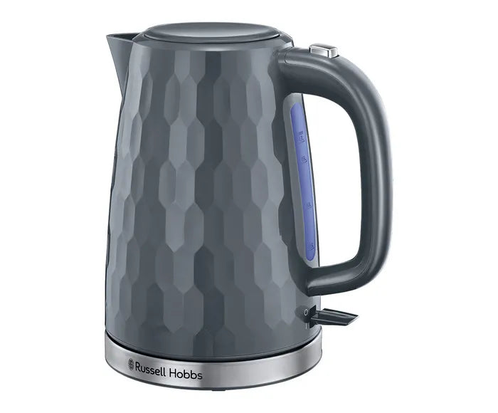 Russell Hobbs Honeycomb Kettle | 1.7L | Grey | 26053