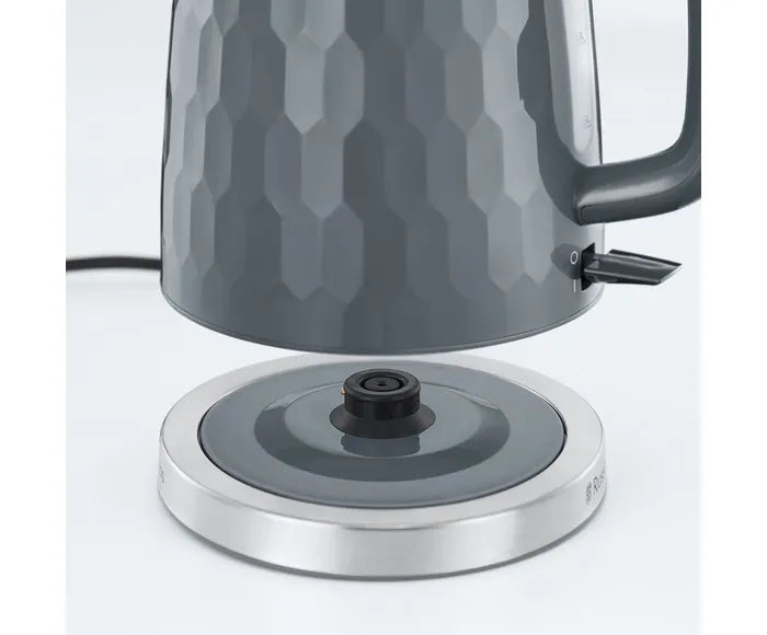 Russell Hobbs Honeycomb Kettle | 1.7L | Grey | 26053