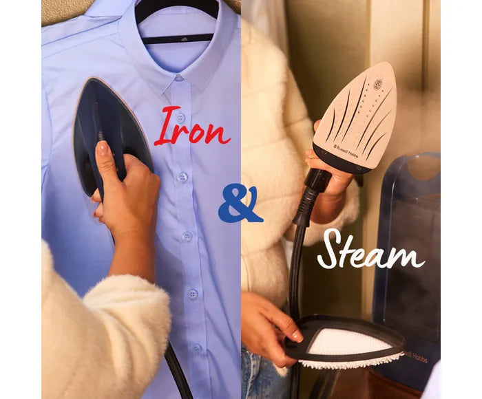 Russell Hobbs Steam Genie Maestro™ 2-in-1 Handheld Steamer – 27600
