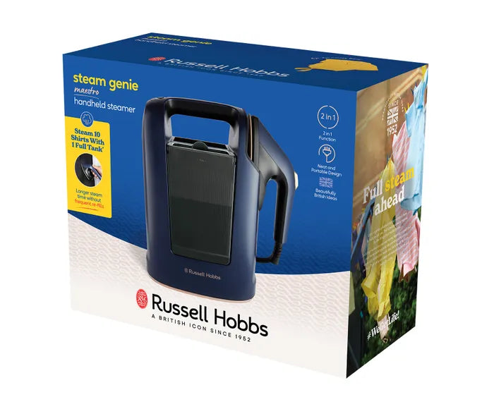 Russell Hobbs Steam Genie Maestro™ 2-in-1 Handheld Steamer – 27600