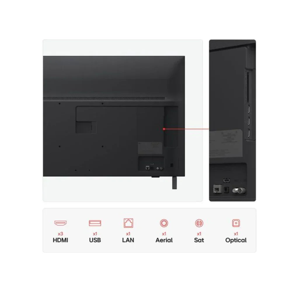 LG UR75 43" 4K HDR LED Smart TV - Black | 43UA75006LA.AEK