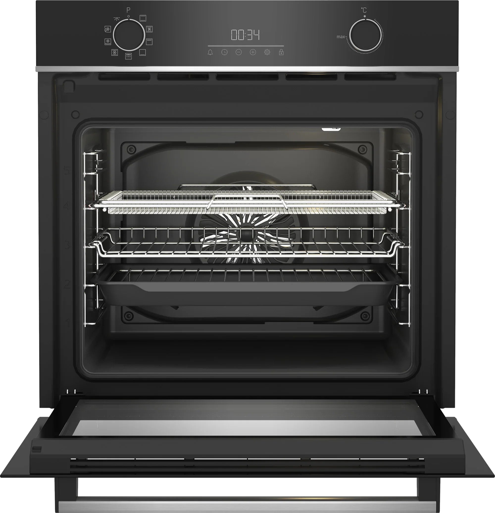 Beko Pyrolytic Single Oven With Air Fryer | BBIMA13301XMP
