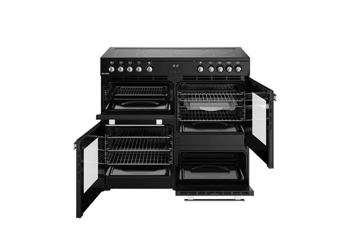 Belling 100 cm Black Cookcentre Electric Rangecooker | CC100EBLK
