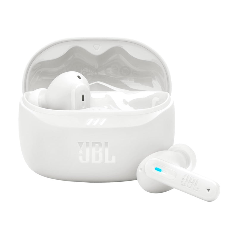 JBL Tune Beam 2 Adaptive Noise Cancelling Wireless Earbuds – White | JBLTBEAM2WHT