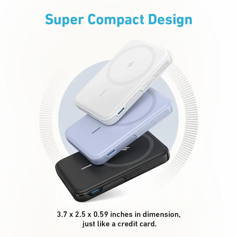Anker Power Bank 322 MagGo 5000 mAh MagSafe Battery Portable Charger | A1618