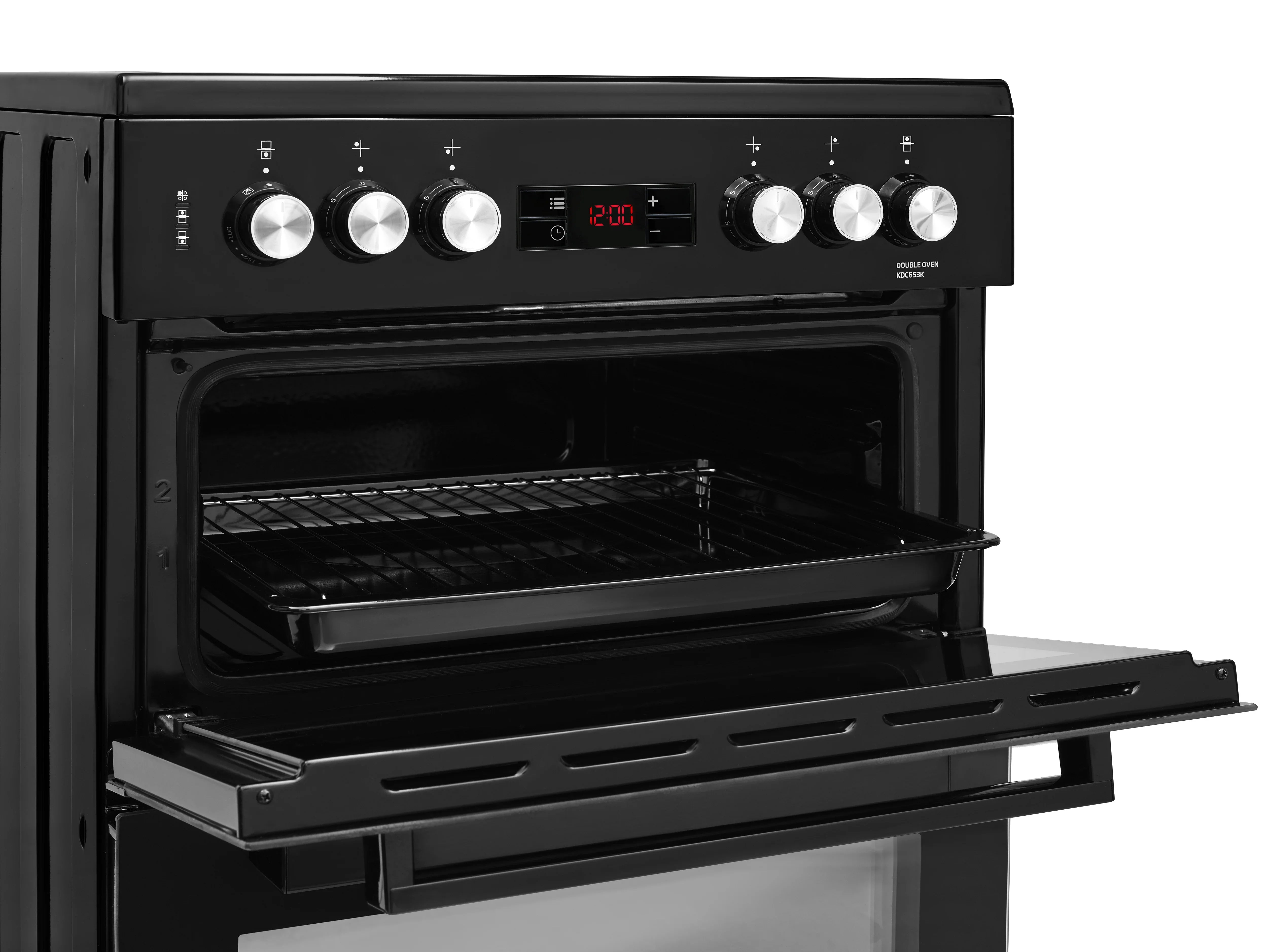 Beko Electric 60CM Cooker Black | KTC611K
