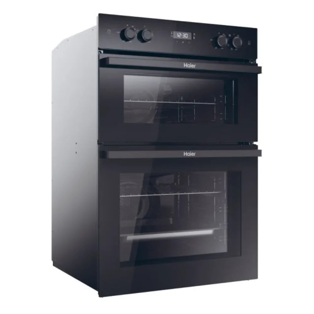 Haier Series 2 Built-In Double Oven with Steam | Black | HWO9M2M5B