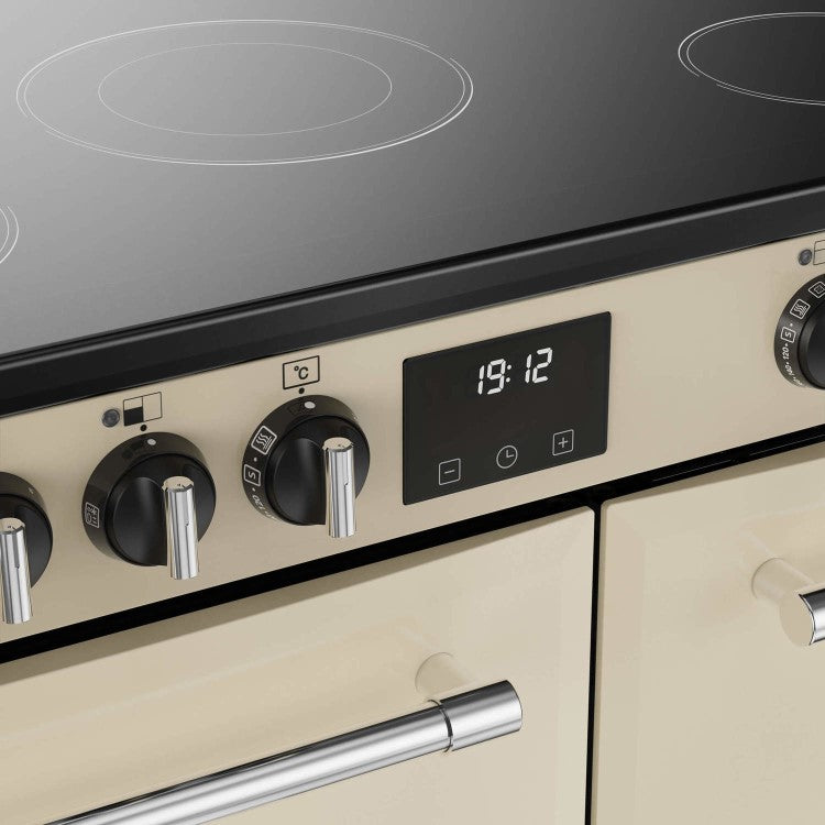 Belling 90 cm Farmhouse Cream Electric Rangecooker | FH90ECRM