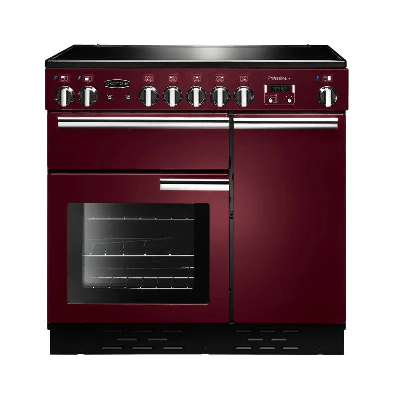 Rangemaster Professional Plus 90 | Induction | Cranberry | Chrome Trim | PROP90ECCY/C