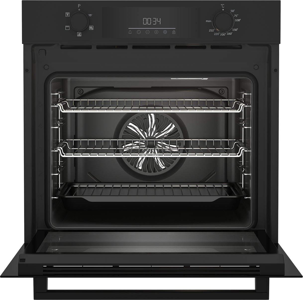 Beko AeroPerfect™ 60cm Built-in RecycledNet™ Single Fan Oven | BBIF22300B