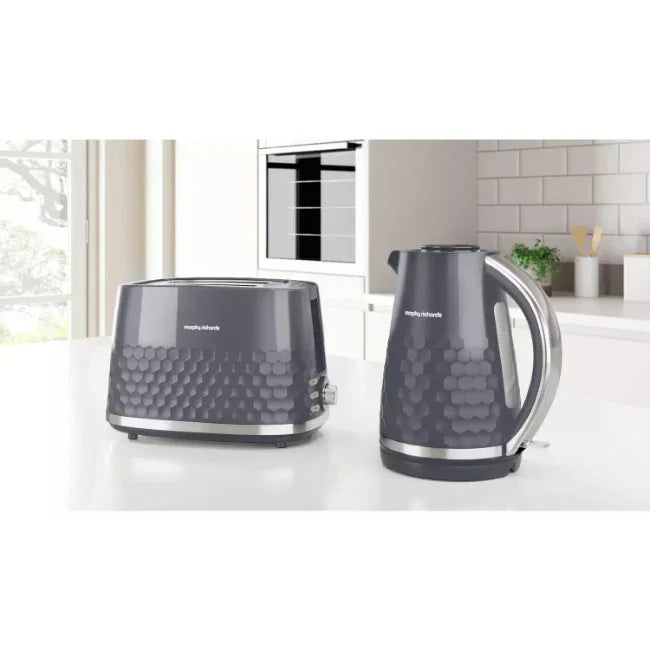 Morphy Richards Hive Grey 2 Slice Toaster | 220033