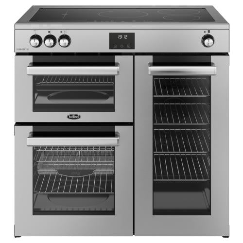 Belling 90 cm Cookcentre Stainless Steel Induction Rangecooker | CC90EISTA