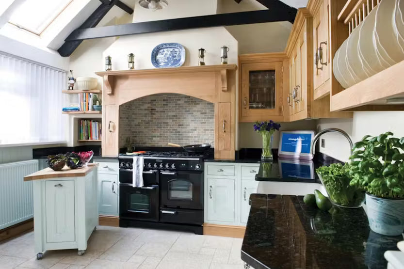 Rangemaster Classic Deluxe 110cm Dual Fuel Range Cooker | CDL110DFFBL/B | Black