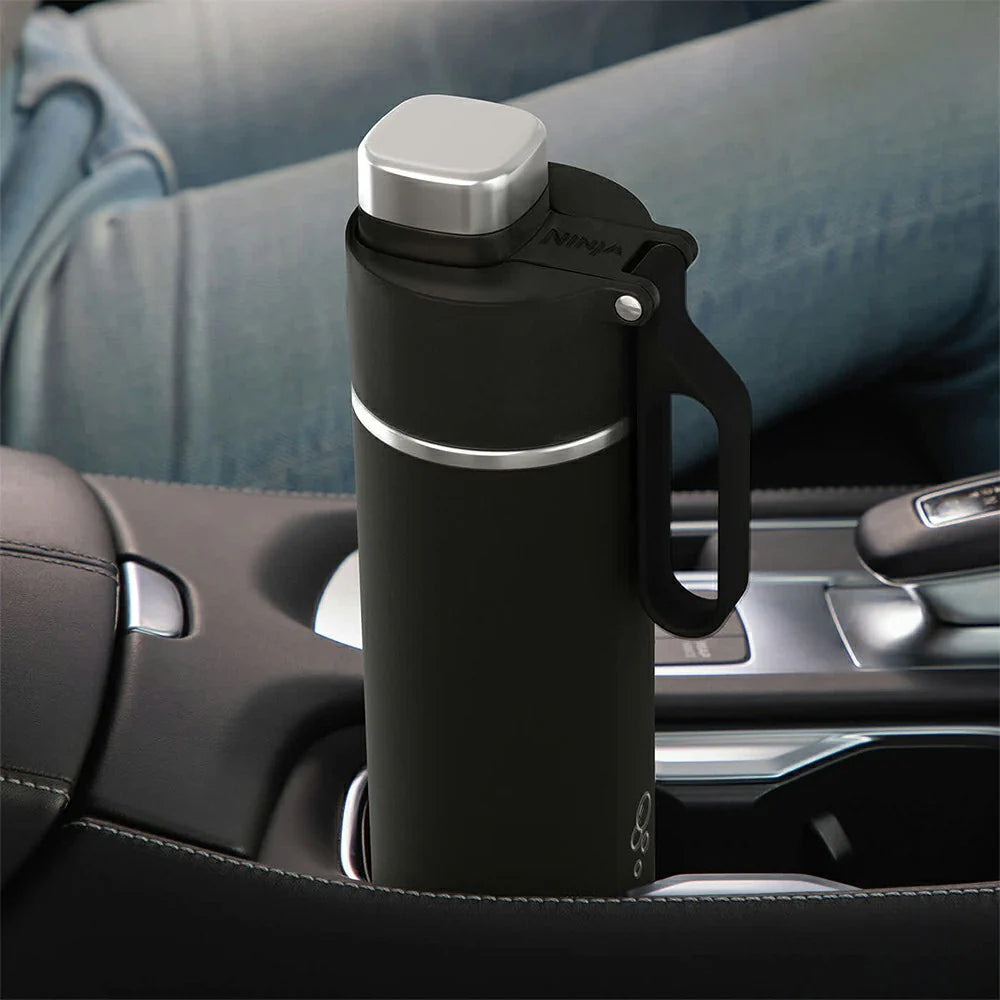 Ninja Thirsti 530ML Travel Water Bottle - Black | DW1801EUUKBK