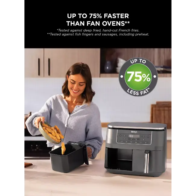 Ninja 6-in-1 Dual Zone Air Fryer – 7.6 L | DZ300UK