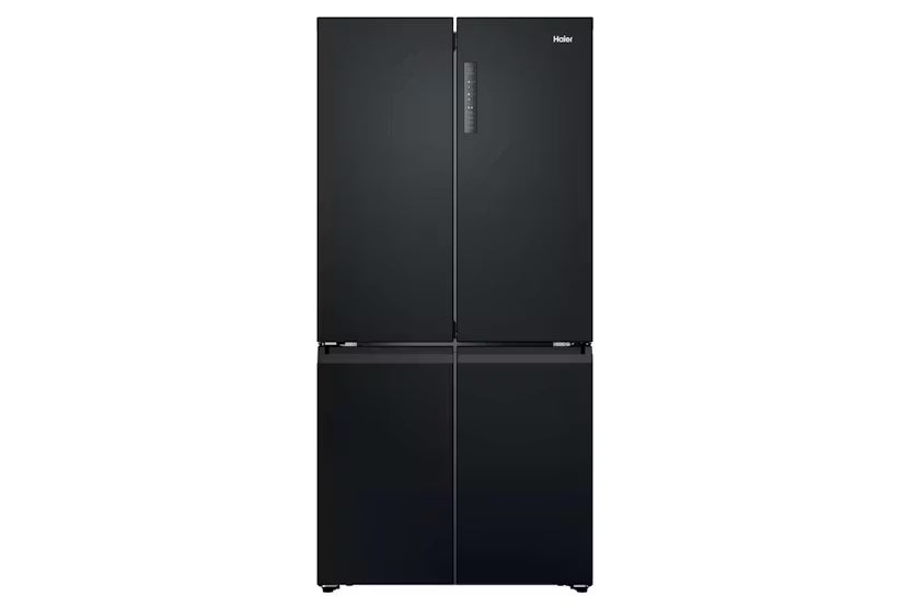 Haier Cube 90 Series 3 Slate Black American Fridge Freezer | HCR39F19ENPT