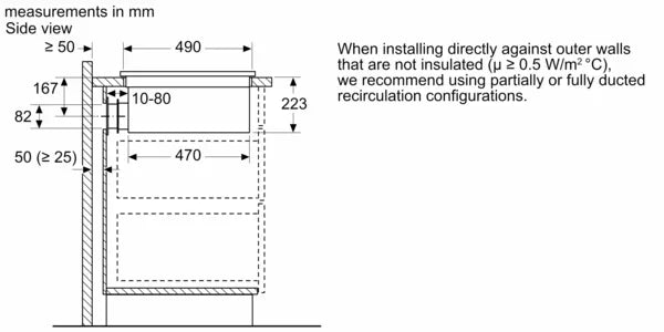 Bosch Series 8 – 80 cm Venting Induction Hob | PXX875D67E