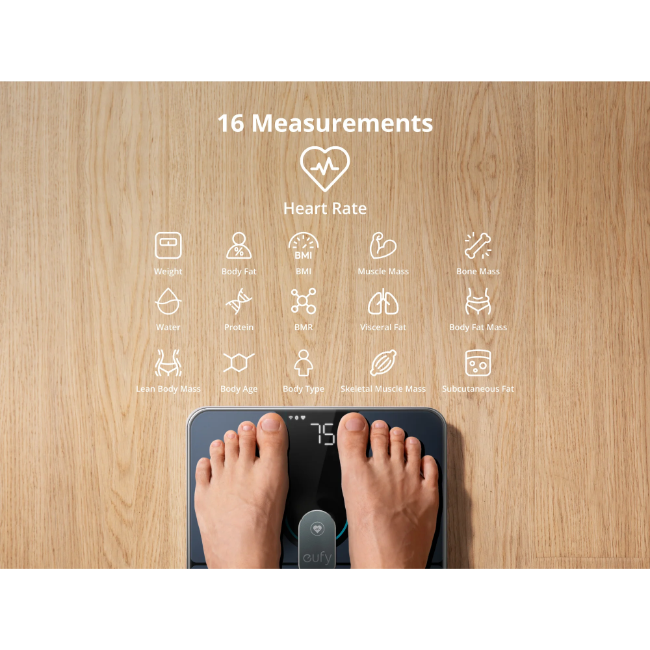 Eufy Smart Scales P2 Pro – Black | T9149111