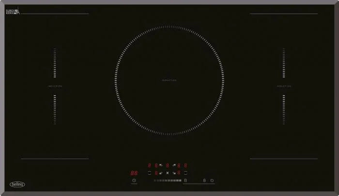 Belling 90cm 5 Zone Induction Hob | Black