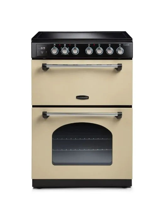 Rangemaster 128110 Classic 60cm Ceramic Cooker - CREAM/CHROME | CLA60ECCR/C