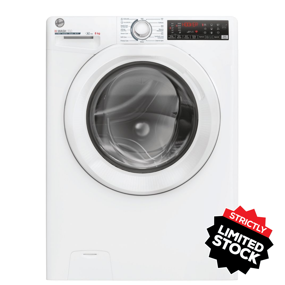 Hoover Freestanding 8kg Washing Machine - White | H3WPS486TAM6-80