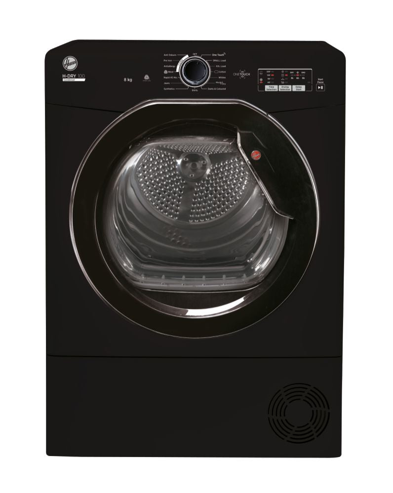 Hoover 8kg Condenser Tumble Dryer Black | HLEC8LGB