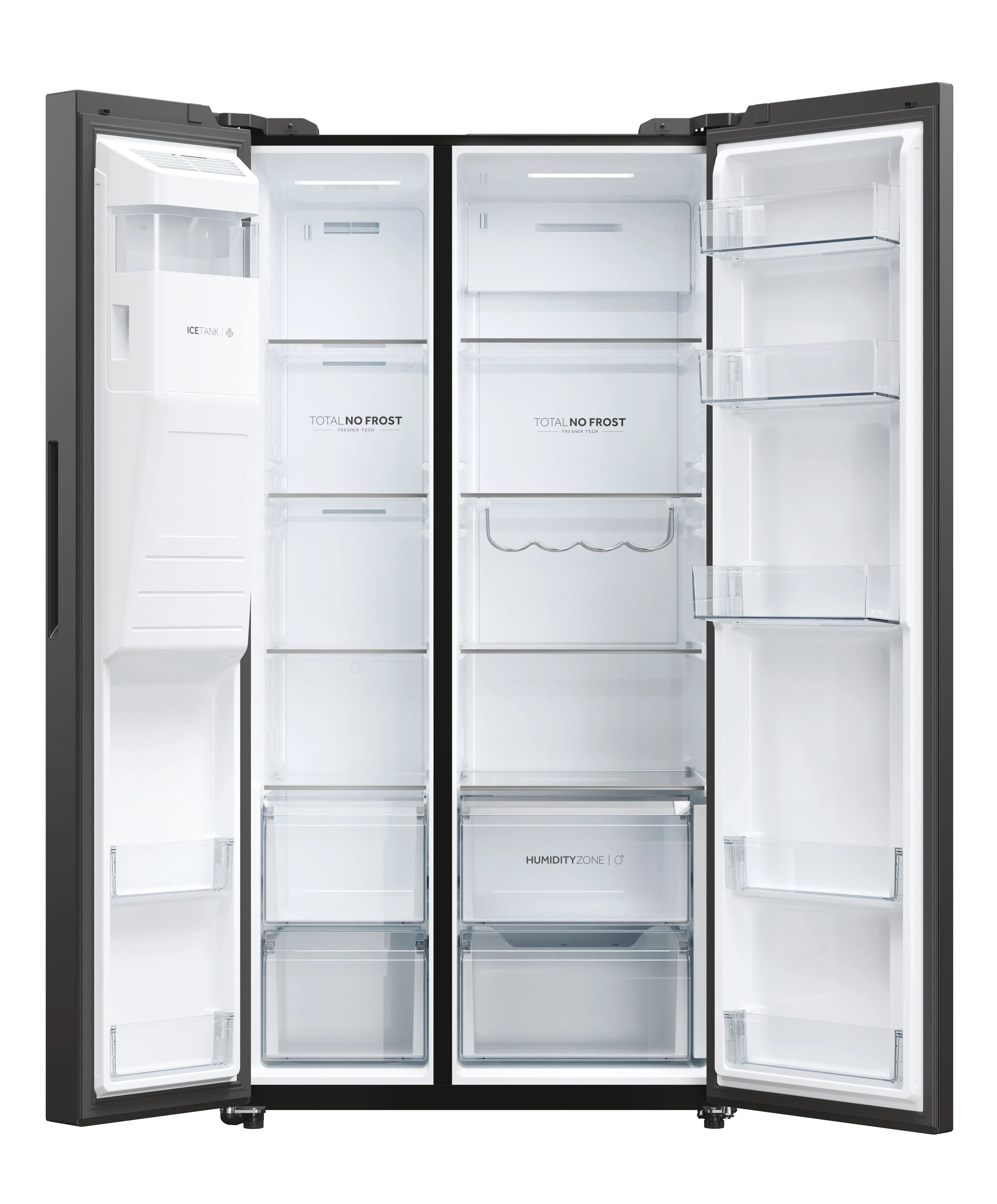 Haier Series 5 Black American Fridge Freezer | HSW59F18EIPT