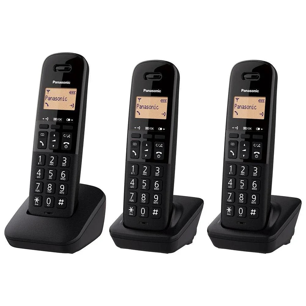 Panasonic Digital Cordless Phone with 3 Handsets KX-TGB613EB Product Type_Home Phone Panasonic Digital Cordless Phone with 3 Handsets KX-TGB613EB - Default Title 89.00 KXTGB613 Meath Meath Ireland aceeuronics.ie Ace Euronics