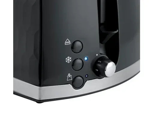 Russell Hobbs Honeycomb 2 Slice Toaster – Black | 26061