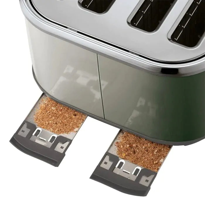 Russell Hobbs Stylevia 4 Slice Toaster | Sage Green | 26294