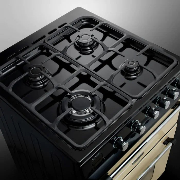 Rangemaster Classic 60cm Dual Fuel Range Cooker | Cream/Chrome | CLA60DFFCR/C