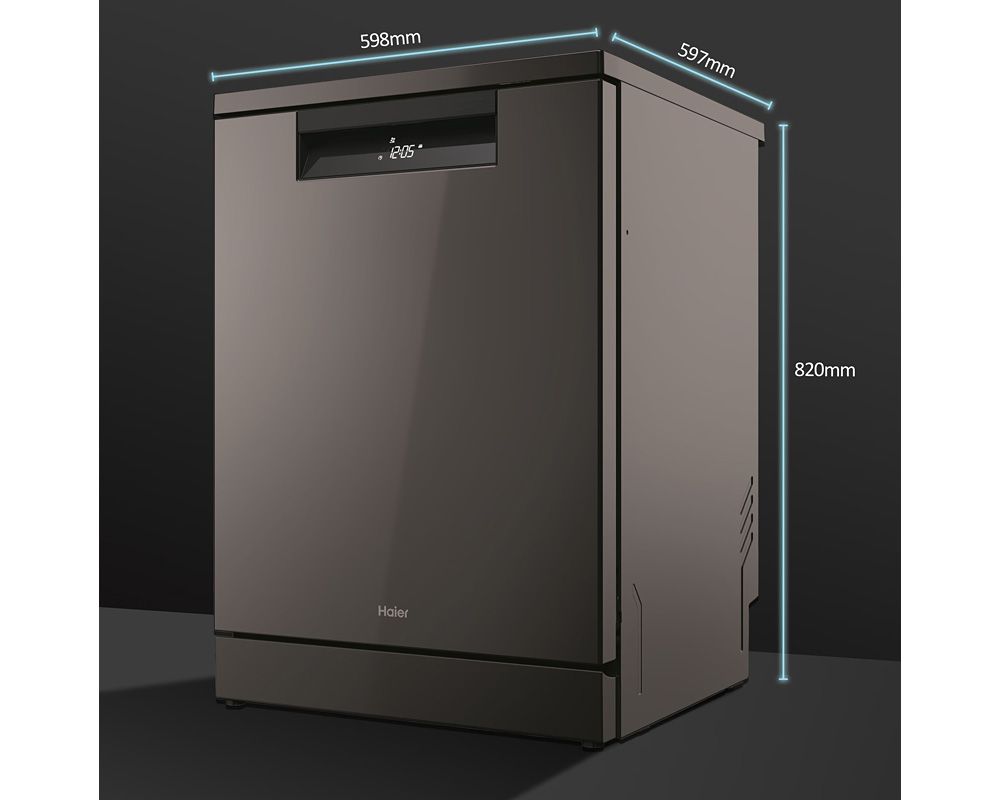 Haier I-Pro Shine Series 7 14 Place Dishwasher | Graphite | XF4A4M4PDA-80