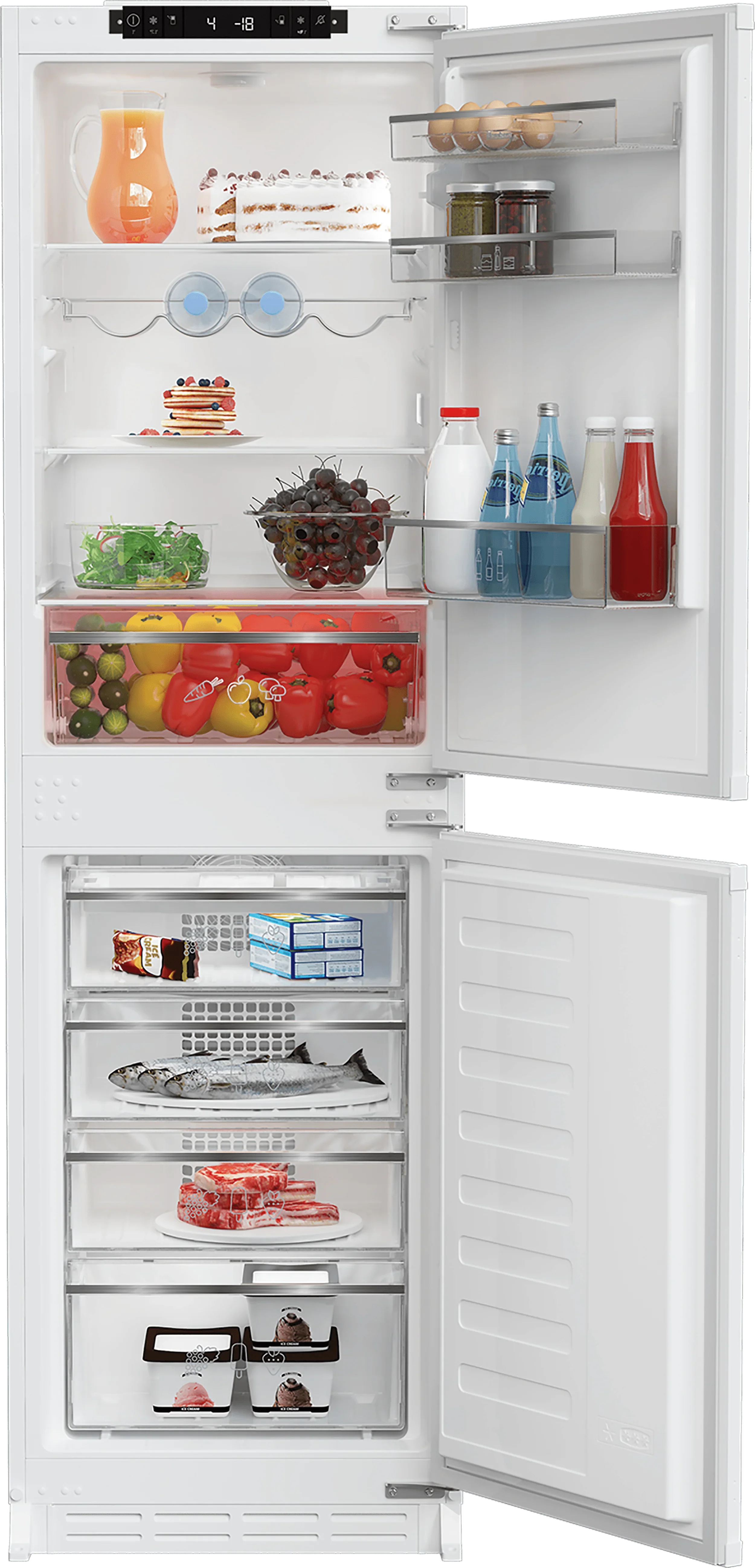 Blomberg Integrated 50:50 Frost Free Combi Fridge Freezer | KNE4564EVI Fridge Freezer 2023, Brand_Blomberg, Build Type_Integrated, Energy_Rating_E, Frost Free_Yes, Home Appliances, OOS, Product Type_Fridge Freezer, Refrigeration Blomberg Integrated 50:50 Frost Free Combi Fridge Freezer | KNE4564EVI - Default Title 659.00 KNE4564EVI Meath Meath Ireland aceeuronics.ie Ace Euronics