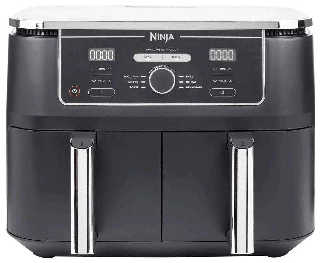 Ninja Foodi Max Dual Zone Air Fryer | AF400UK Air Fryer Brand_Ninja, Deals, Free Delivery Smalls, Healthy Eating, Product Type_Air Fryer, Small Appliances, Small Cooking Appliances, Winter Sale, Xmas Ninja Foodi Max Dual Zone Air Fryer | AF400UK - Default Title 239.00 AF400UK Meath Meath Ireland aceeuronics.ie Ace Euronics