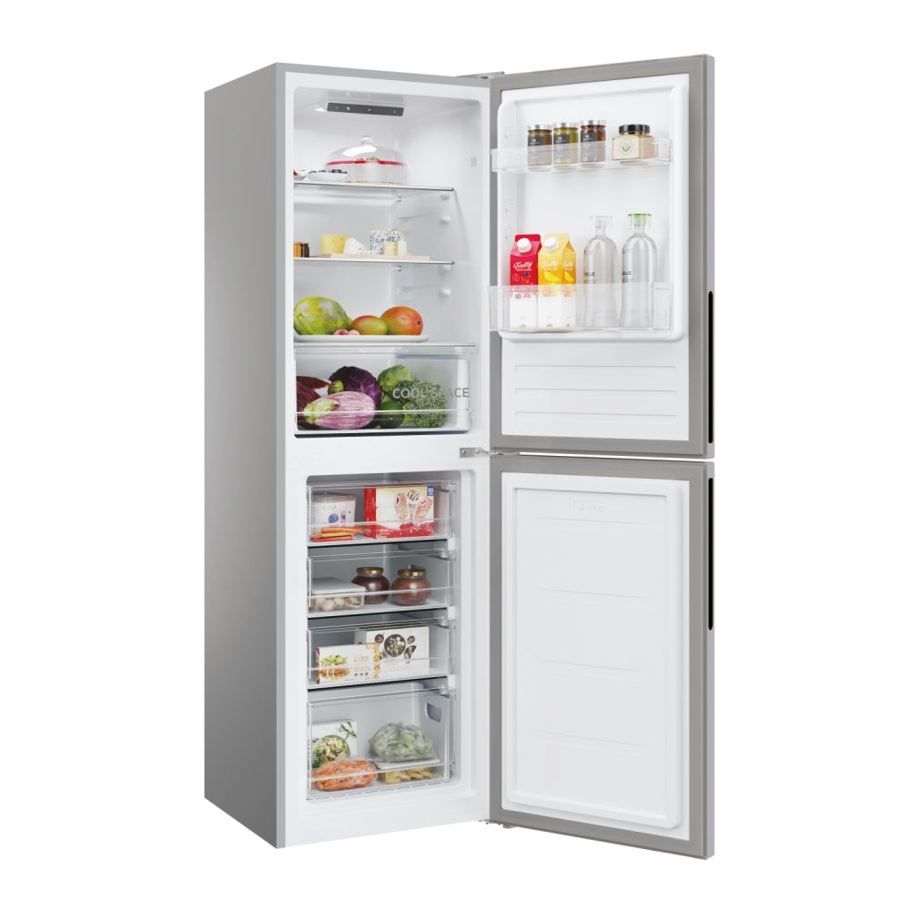 Hoover H-FRIDGE 300 252L Fridge Freezer Stainless Steel | HVT3CLECKIHS