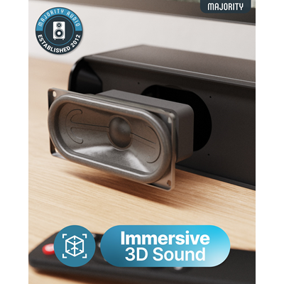 Majority Naga 40 2.1 | Bluetooth Soundbar | 70W