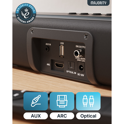 Majority Naga 40 2.1 | Bluetooth Soundbar | 70W