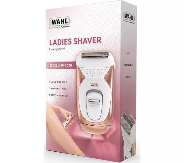 WAHL Wet & Dry Foil Lady Shaver | Pink & White | 3023392