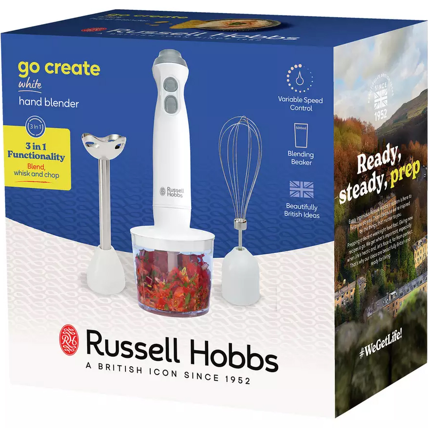 Electric Blender Russell Hobbs Go Create Hand Blender Russell