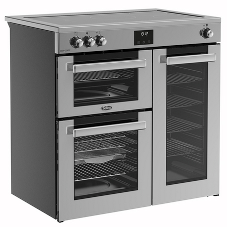 Belling 90 cm Cookcentre Stainless Steel Induction Rangecooker | CC90EISTA