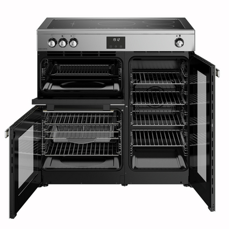 Belling 90 cm Cookcentre Stainless Steel Induction Rangecooker | CC90EISTA
