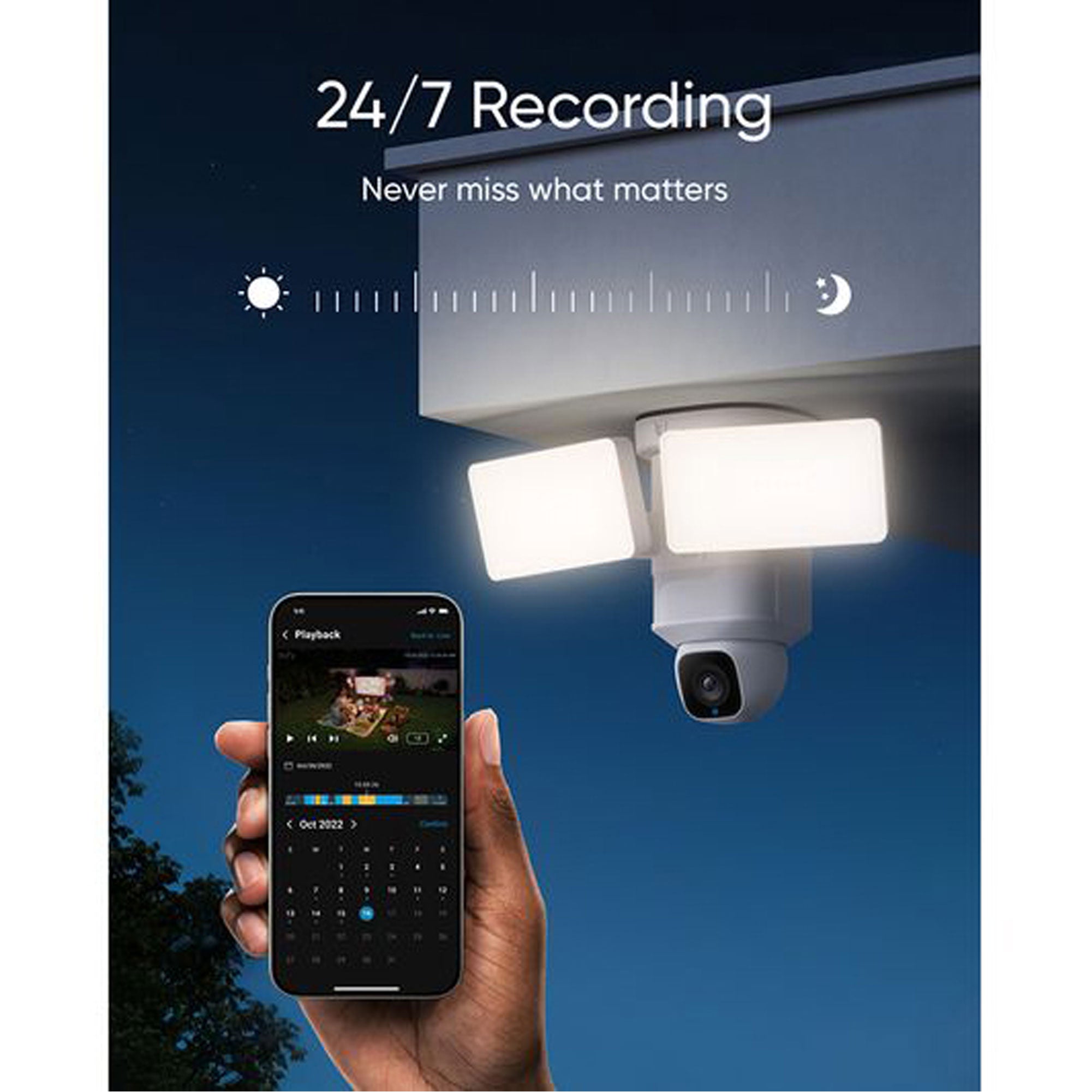 Eufy SoloCam E30 2K Outdoor Security Camera with Spotlight White | T8426321