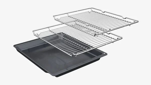 Bosch Series 8 – Built‑in Steam Oven, 71 L, Black | HRG7764B1B