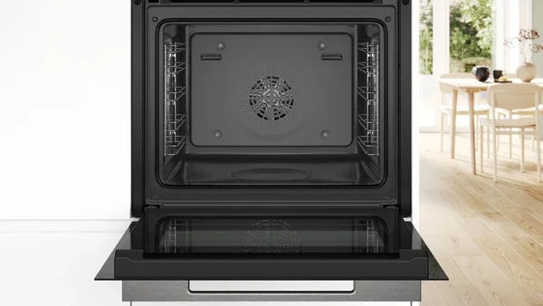 Bosch Series 8 – 71 L Built‑in Oven Black | HBG7341B1B
