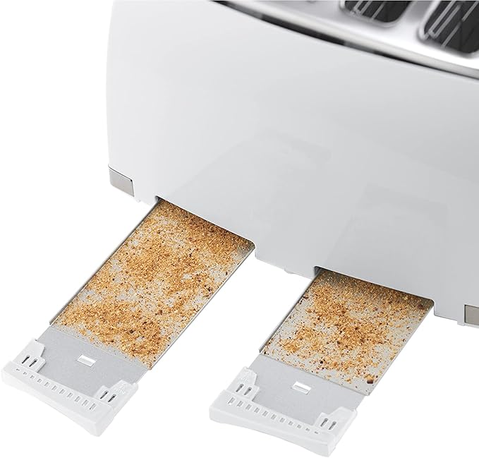 Russell Hobbs Honeycomb 4-Slice Toaster | White | 26070