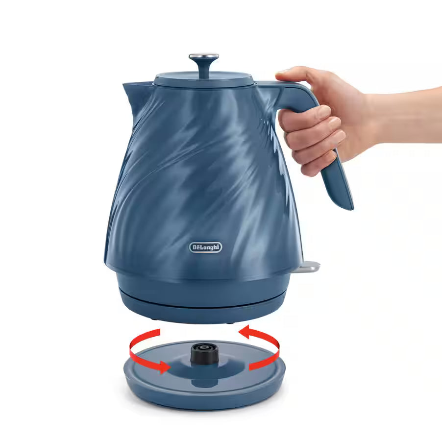 De'Longhi Ballerina Seta Kettle, Blue | KBDS3001.BL