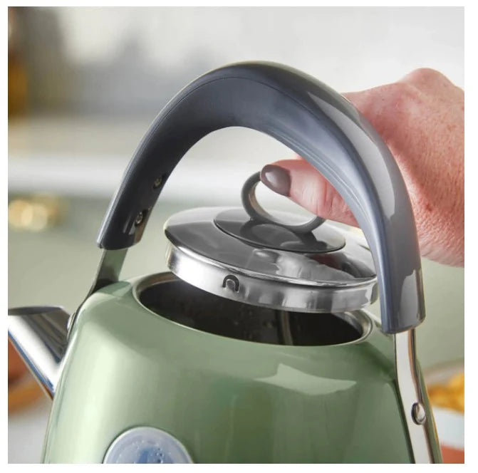 Russell Hobbs Stylevia Kettle | 1.5L | Sage Green | 28134