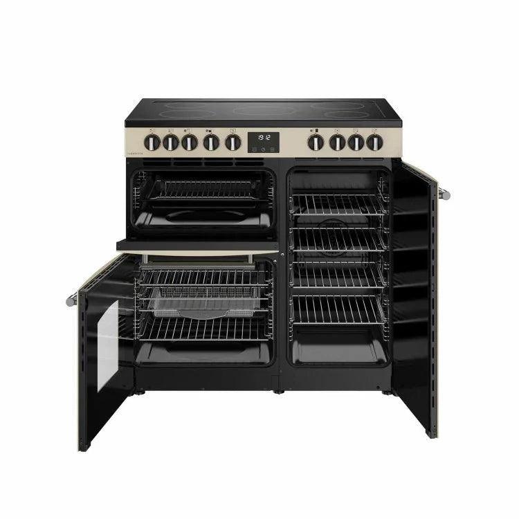 Belling Farmhouse 90cm Electric Range Cooker - Cream